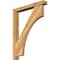 Ekena Millwork Westlake Block Rough Sawn Bracket w/ Offset Brace, Western Red Cedar, 4"W x 26"D x 34"H BKT0402X26X34WTL05RWR - alternate 1